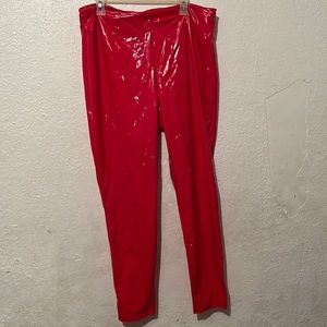 Size X-Large-great condition-good material-Bright red-NEVER WORN